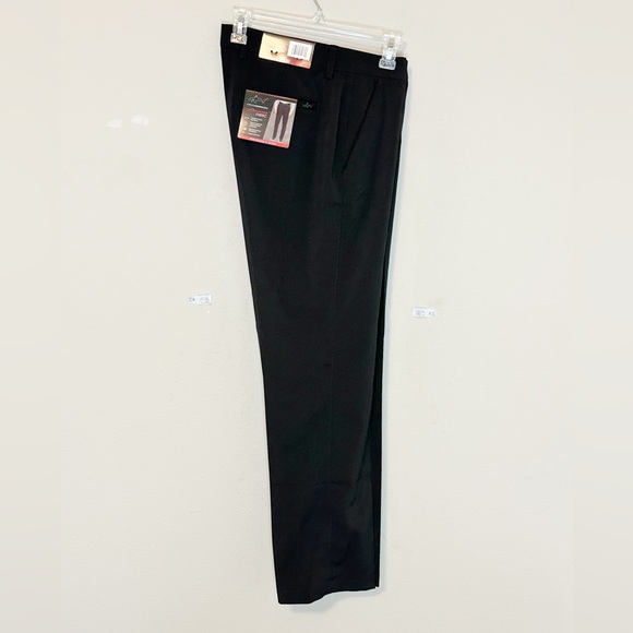 NWT Greg Norman Black Performance Wicking Stretch Wrinkle Resistant Pants-34x30 - Picture 1 of 10